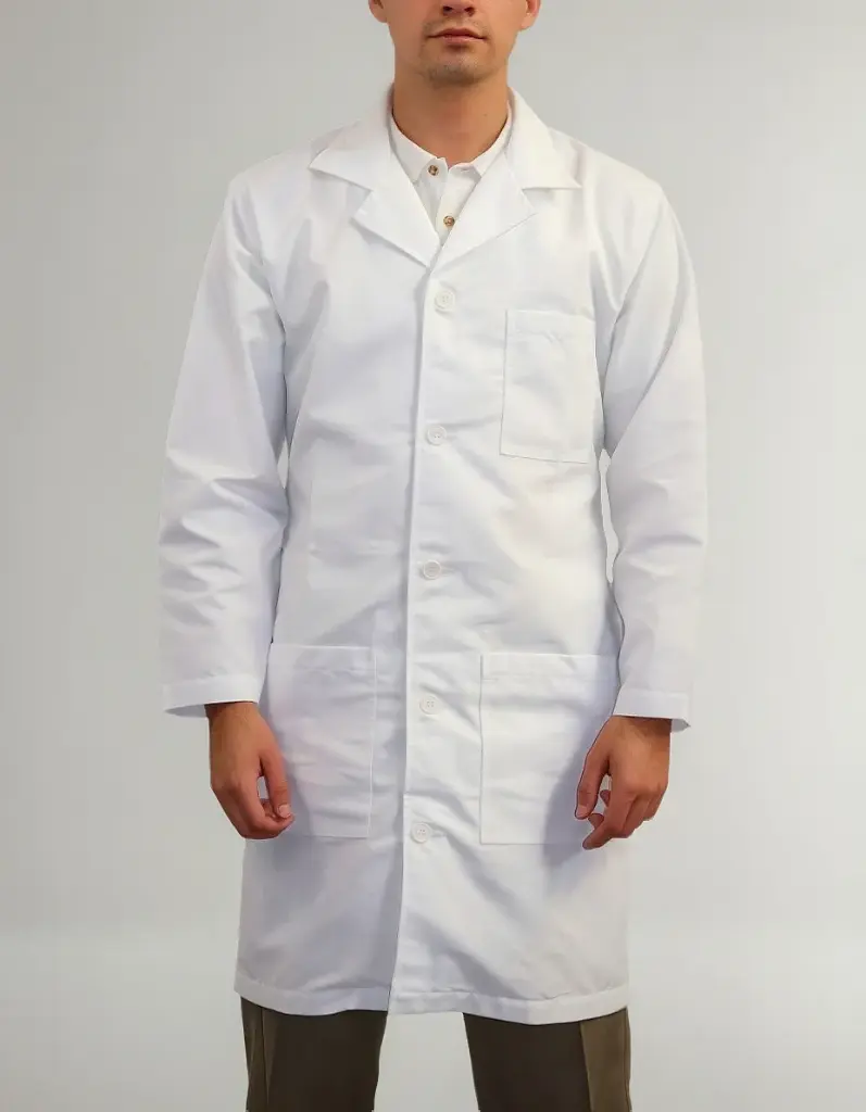 Bata Industrial / Laboratorio Arcos Manga Larga Blanca