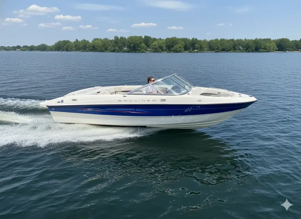 Tapicería cosida para lancha Bayliner 185BR 2006-2007