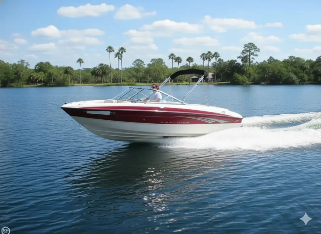 Tapicería cosida para lancha Bayliner 185BR SPORT 2008