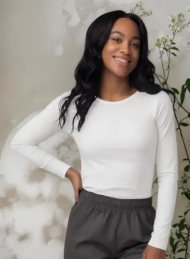 Camiseta Manga Larga Arcos Para Mujer - Underscrub