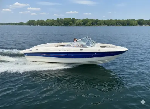 Tapicería cosida para lancha Bayliner 185BR 2006-2007